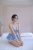 The Vanessa Periwinkle Garden Teddy | Lavender Silk Satin Floral Lingerie Set |