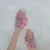 The “Barbie Bride” by KERRY PARKER- Paris Gloves | Barbie pink wedding gloves | Swaroski detailing Colorful Pink Paris Hilton Tulle Gloves
